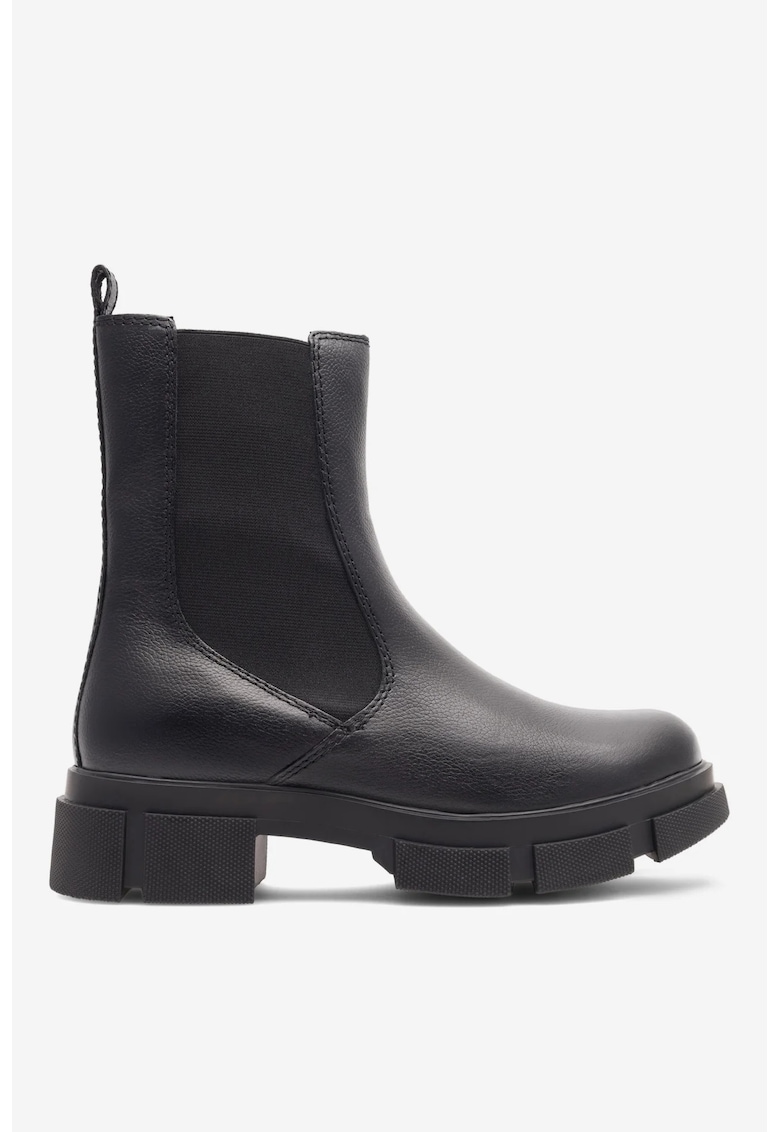 Ghete dama  5904862960975 - Piele naturala - Negru - Negru