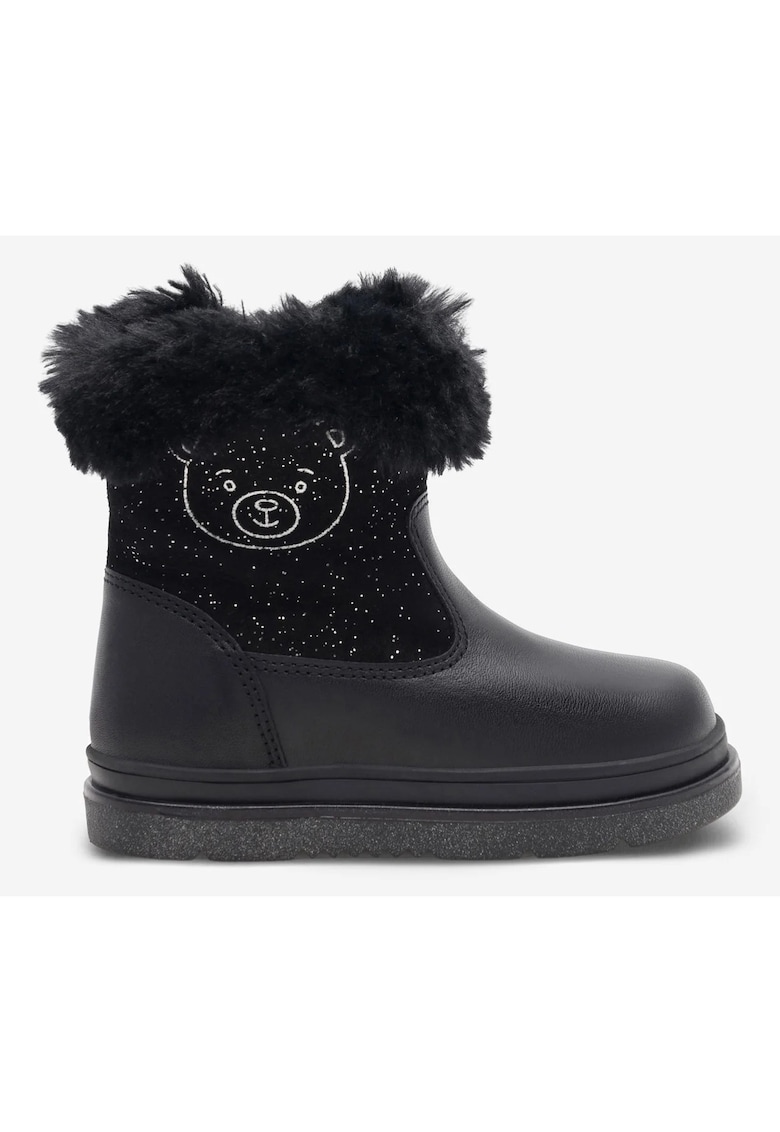 Cizme fete  5905588135470 - Piele naturala - Negru - Negru