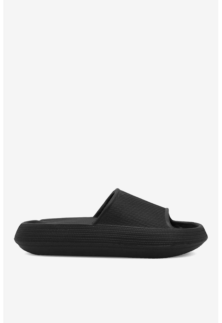 Papuci barbati  5905588481096 - Sintetic - Negru - Negru