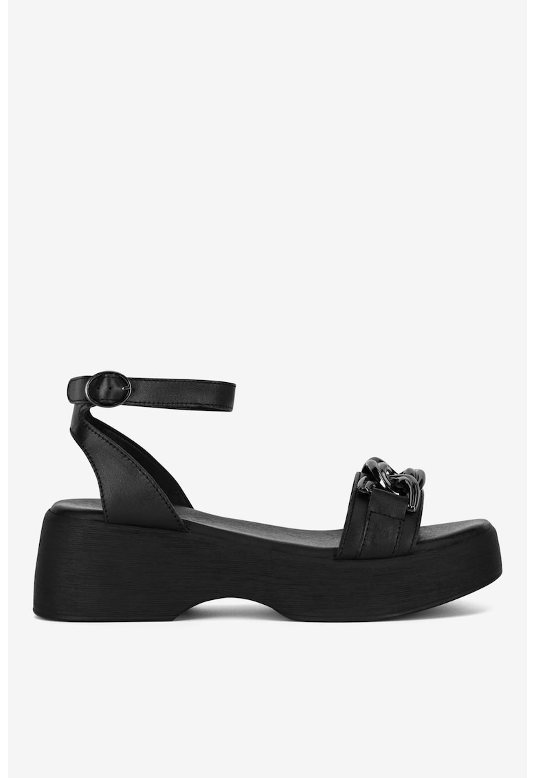 Sandale dama  5905588574750 - Piele naturala - Negru - Negru