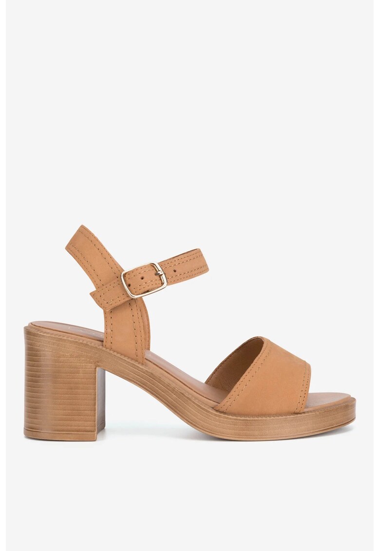 Sandale dama  5905588698708 - Piele naturala - Maro - Maro