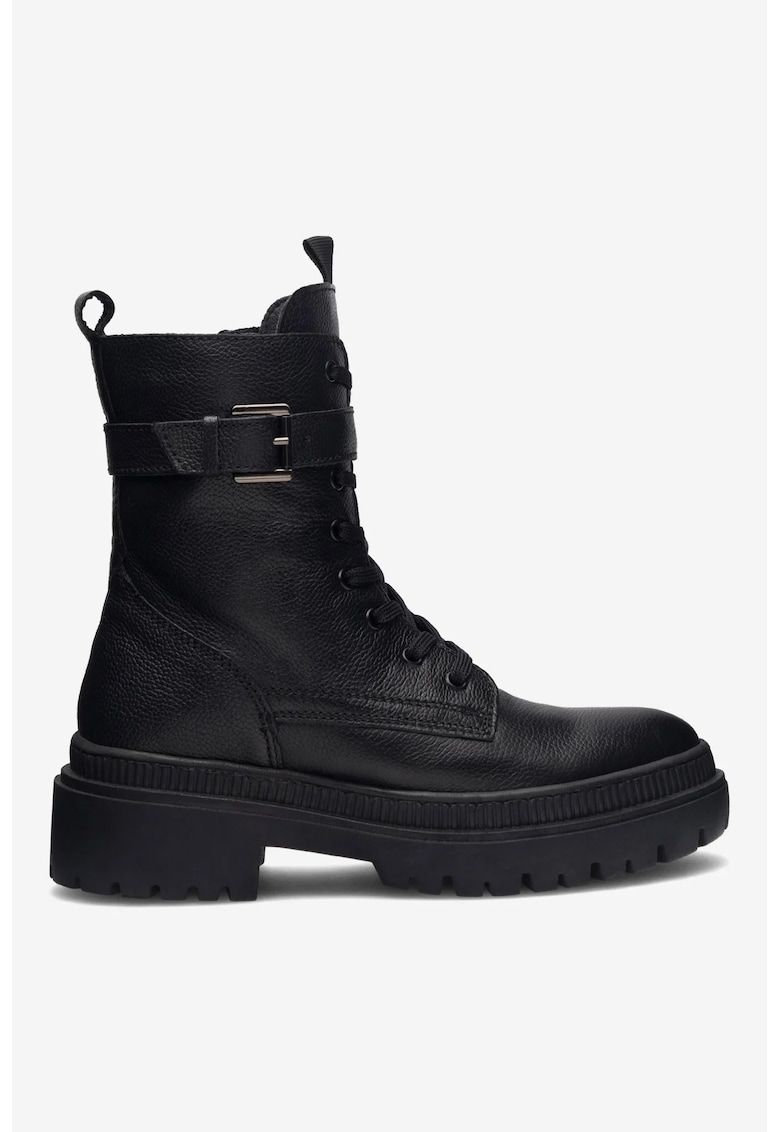 Ghete dama  5905588751977 - Piele naturala - Negru - Negru