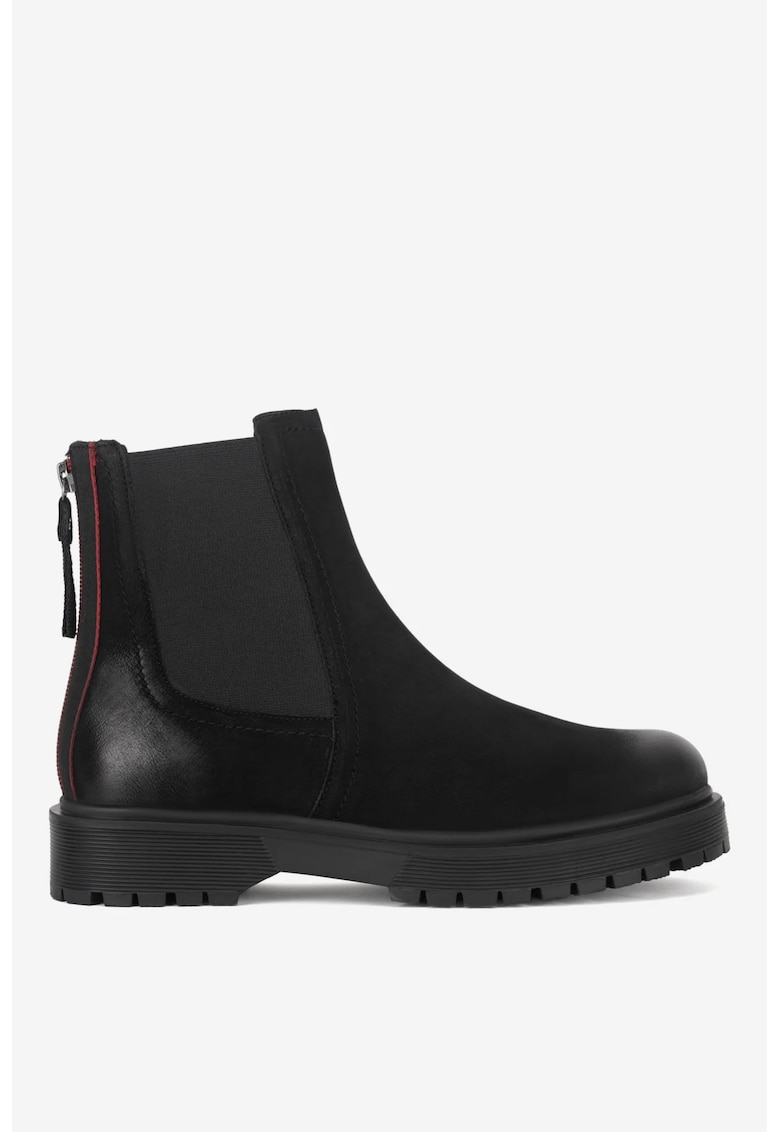 Ghete dama  5905588753537 - Piele nabuc - Negru - Negru