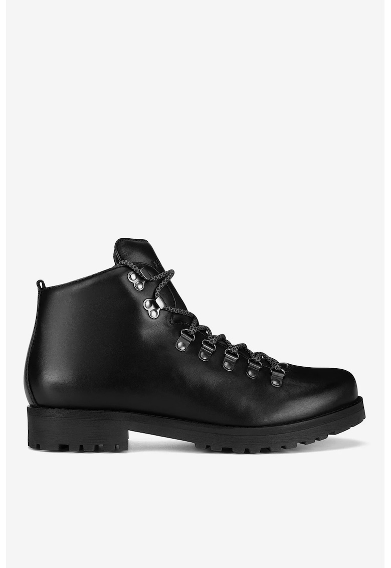 Ghete barbati  5905588777533 - Piele naturala - Negru - Negru