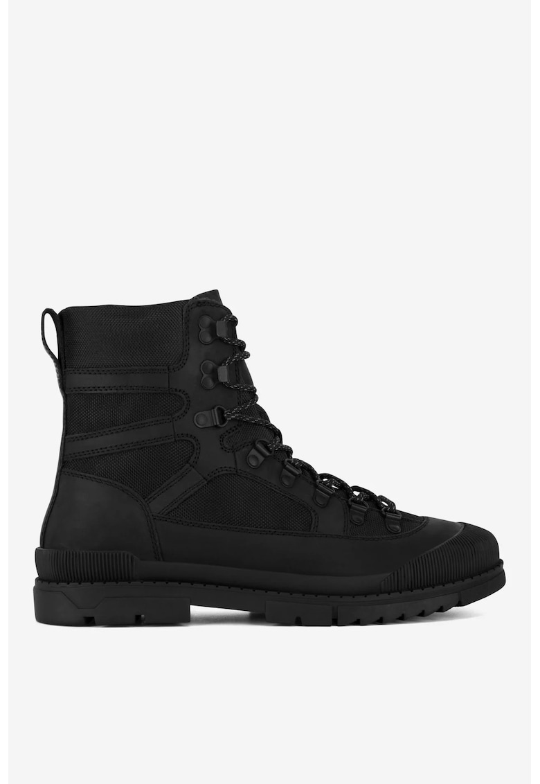 Ghete barbati  5905588783015 - Piele naturala - Negru - Negru