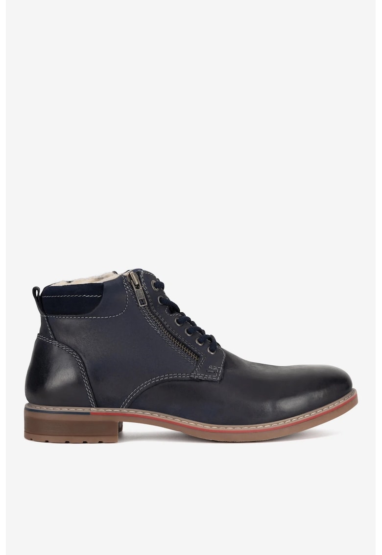 Ghete barbati  5905588782421 - Piele naturala - Albastru - Albastru