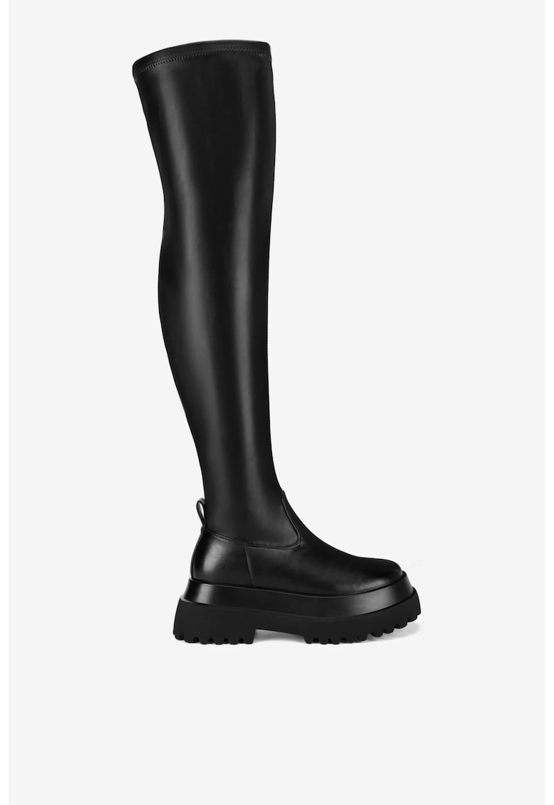 Cizme dama  5905588787815 - Sintetic - Negru - Negru