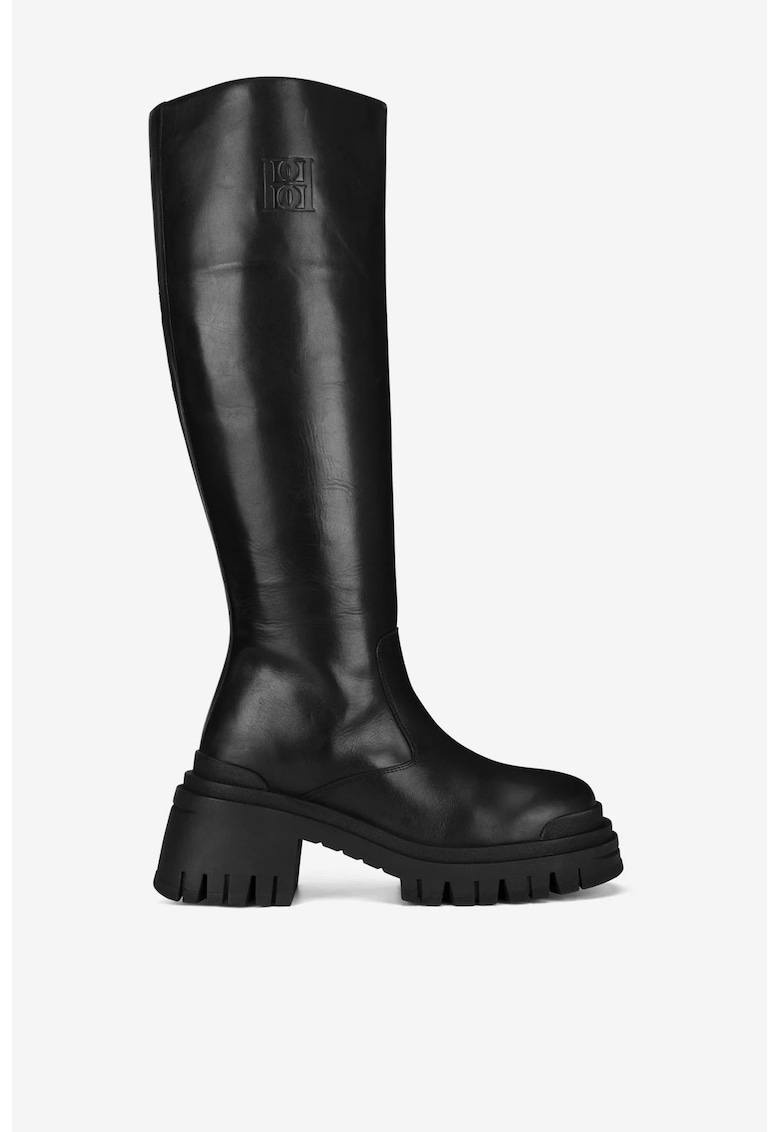 Cizme dama  5905588814672 - Piele naturala - Negru - Negru