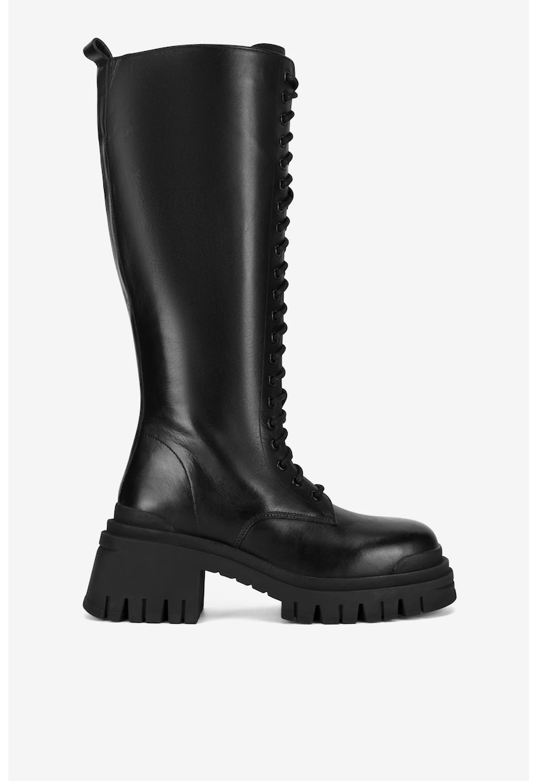 Cizme dama  5905588815297 - Piele naturala - Negru - Negru