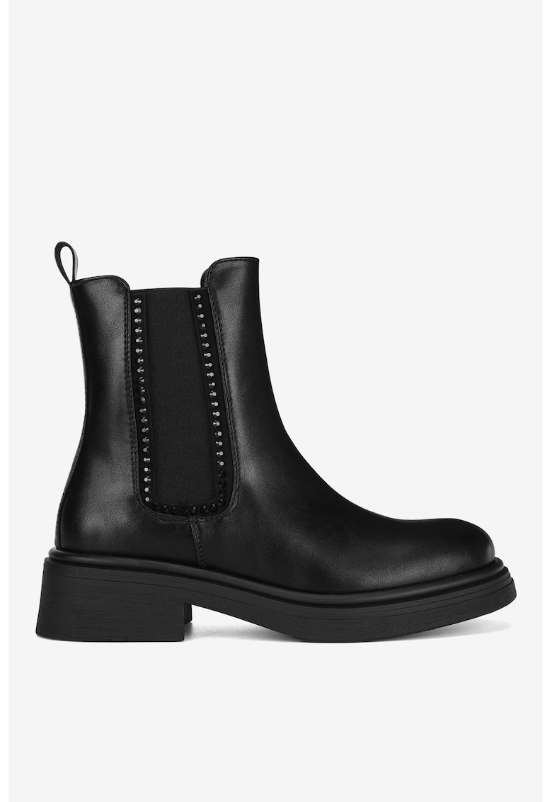 Ghete dama  5905588813712 - Sintetic - Negru - Negru