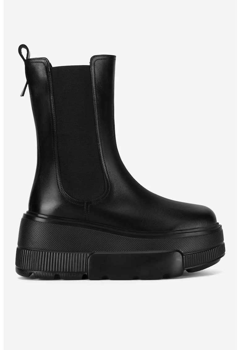 Ghete dama  5905588822059 - Piele naturala - Negru - Negru