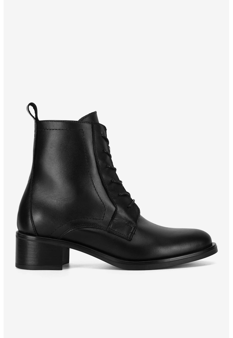 Ghete dama  5905588845089 - Piele naturala - Negru - Negru