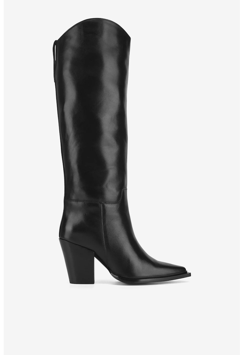 Cizme dama  5905588853473 - Piele naturala - Negru - Negru