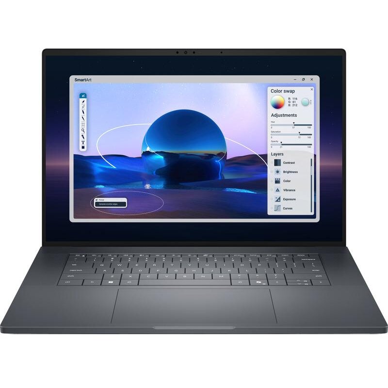 Laptop Pro Max 16 inch FHD+ Intel Core Ultra 7 265H 32GB 1TB SSD RTX Pro 2000 Blackwell Windows 11 Pro Black