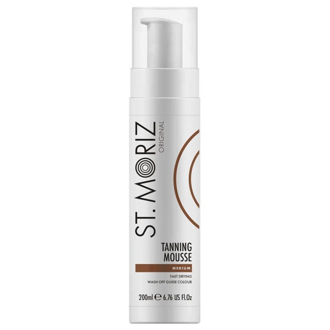 Spuma autobronzanta Prfessional St. Moriz Tanning Mousse, 200 ml (Concentratie: Autobronzant, Culoare produse:  Medium)