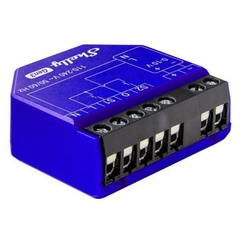 Controler de iluminat Shelly Dimmer 0/1-10V PM Gen3 3800235261750
