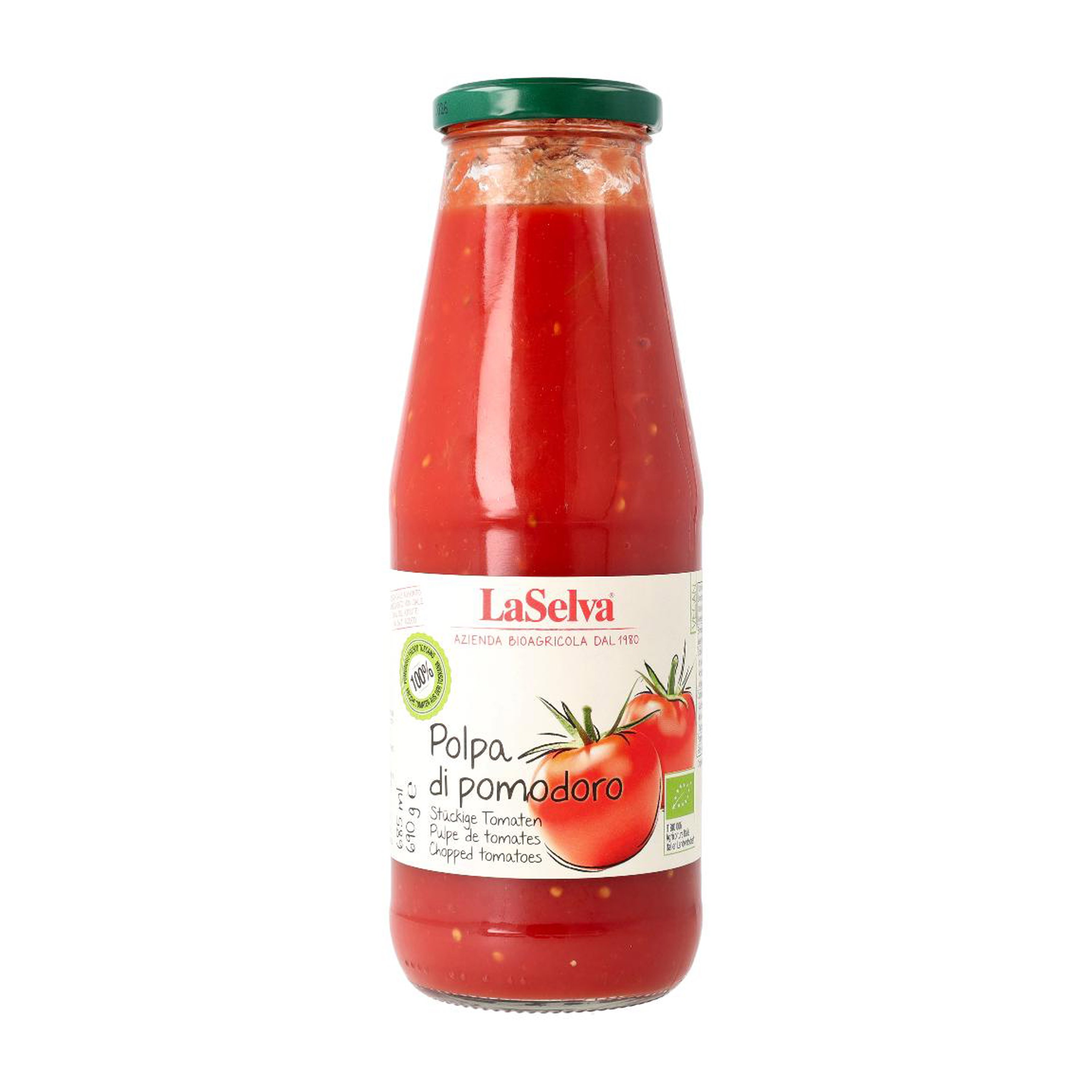 Pulpă de rosii bio, 690g LaSelva