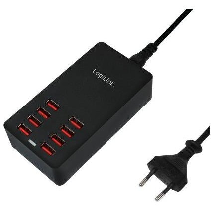 Oferte la Incarcator Retea 220V Universal 8xUSB Maxim 8.8A 44W Suport OCP/OVP/OTP Negru