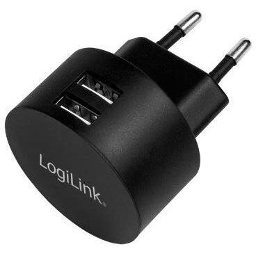 Incarcator Retea 220V Universal 2x USB-A Maxim 2.1A 10.5W sSuport OCP/OVP/OHP/SCP Negru