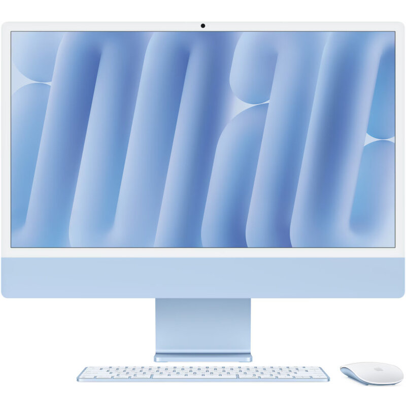 Sistem All in One iMac 4.5K Retina 24inch M4 10-Core 16GB 512GB SSD macOS Blue