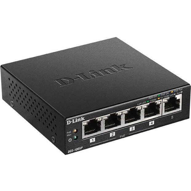 Switch D-Link DGS-1005P 5 Porturi PoE