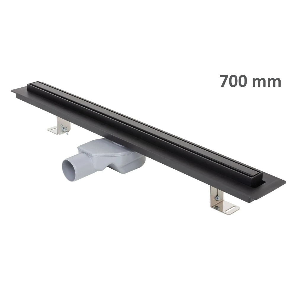 Rigola dus Standard Liv cu gratar, inox, ø 50, lungime 70 cm