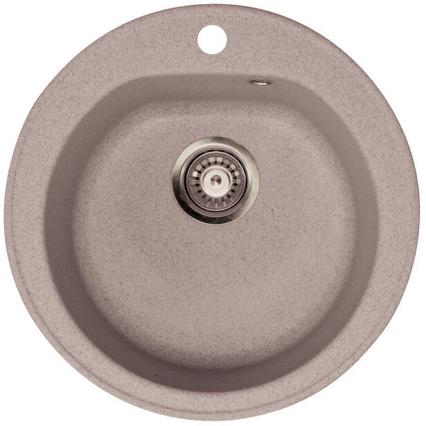 Chiuveta Bucatarie X Venera E510 Granit  Diametru 510MM Sifon 90MM Bej