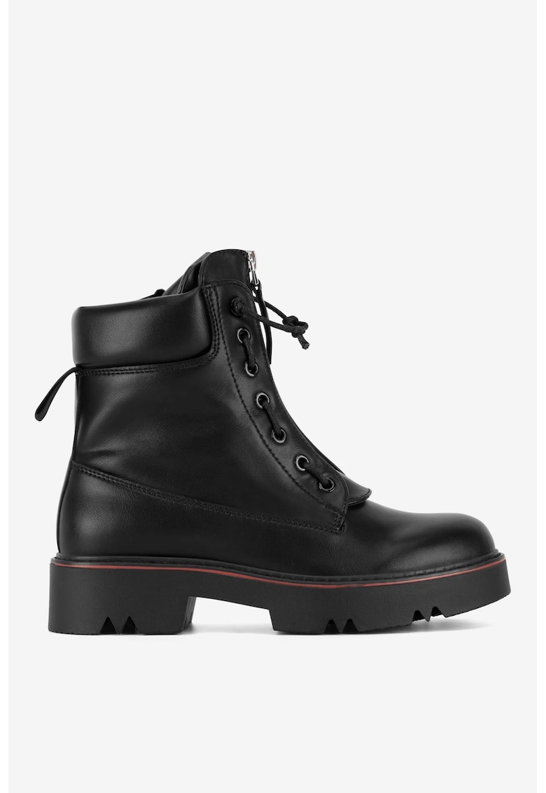 Ghete dama  5905588853770 - Sintetic - Negru - Negru