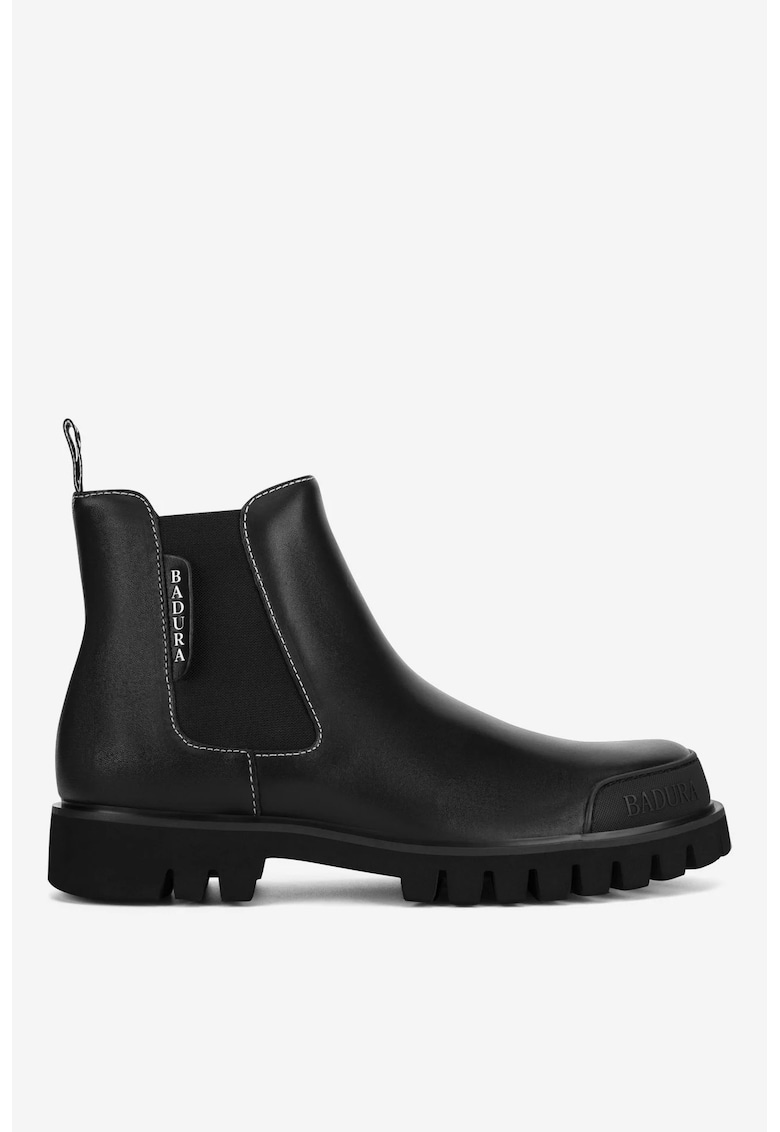 Ghete barbati  5905588909408 - Piele naturala - Negru - Negru