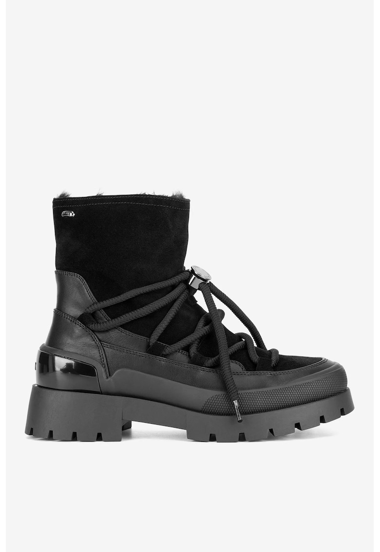 Ghete dama  5905588925965 - Piele intoarsa - Negru - Negru
