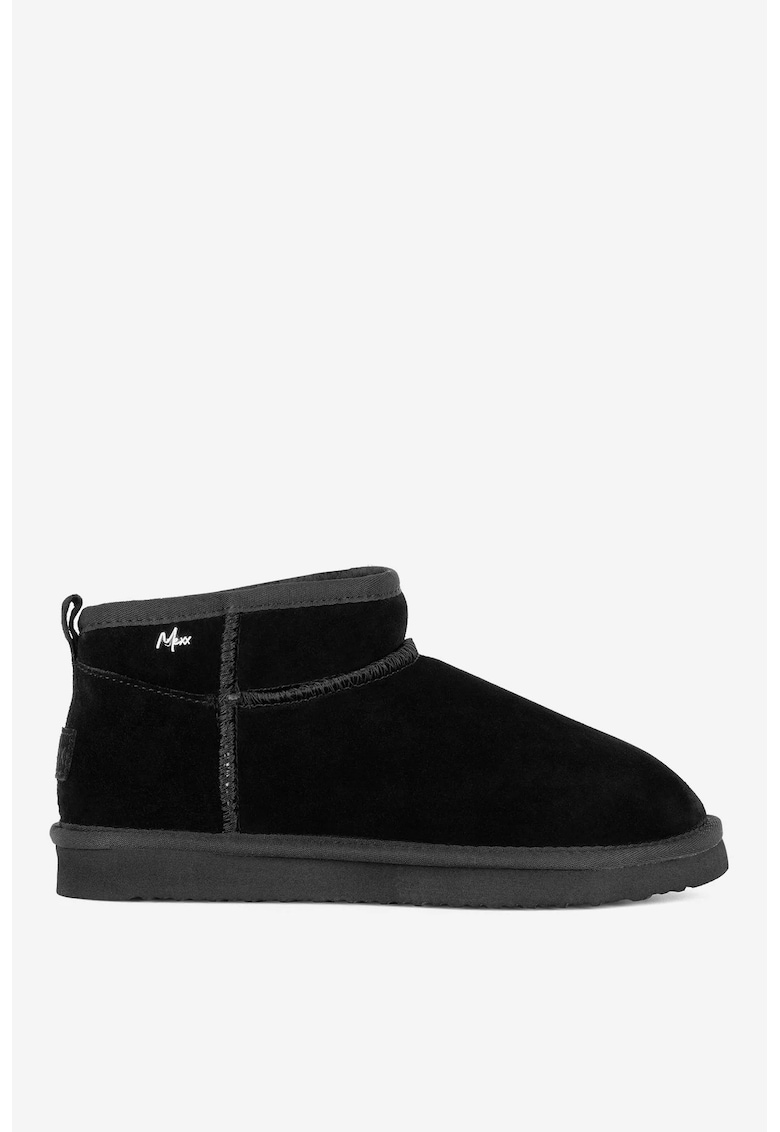 Ghete dama  5905588935681 - Piele intoarsa - Negru - Negru