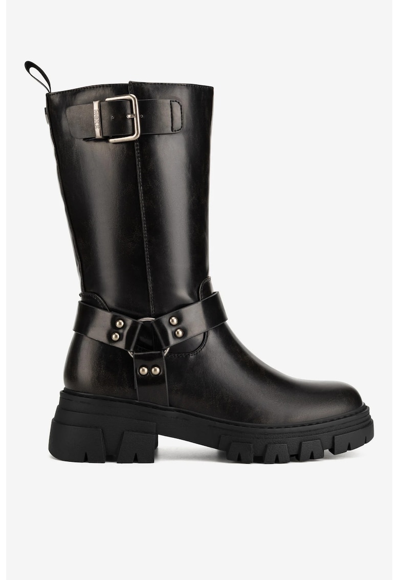 Ghete dama  5905588927143 - Sintetic - Negru - Negru