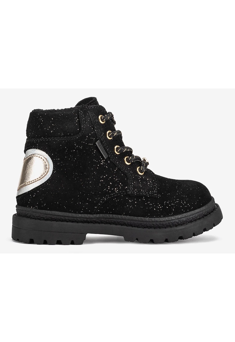 Ghete fete  5905588934479 - Piele intoarsa - Negru - Negru