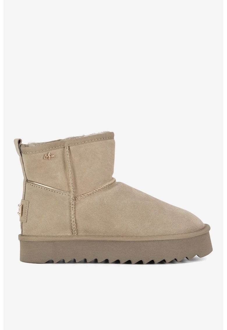Ghete dama  5905588940395 - Piele intoarsa - Bej - Bej