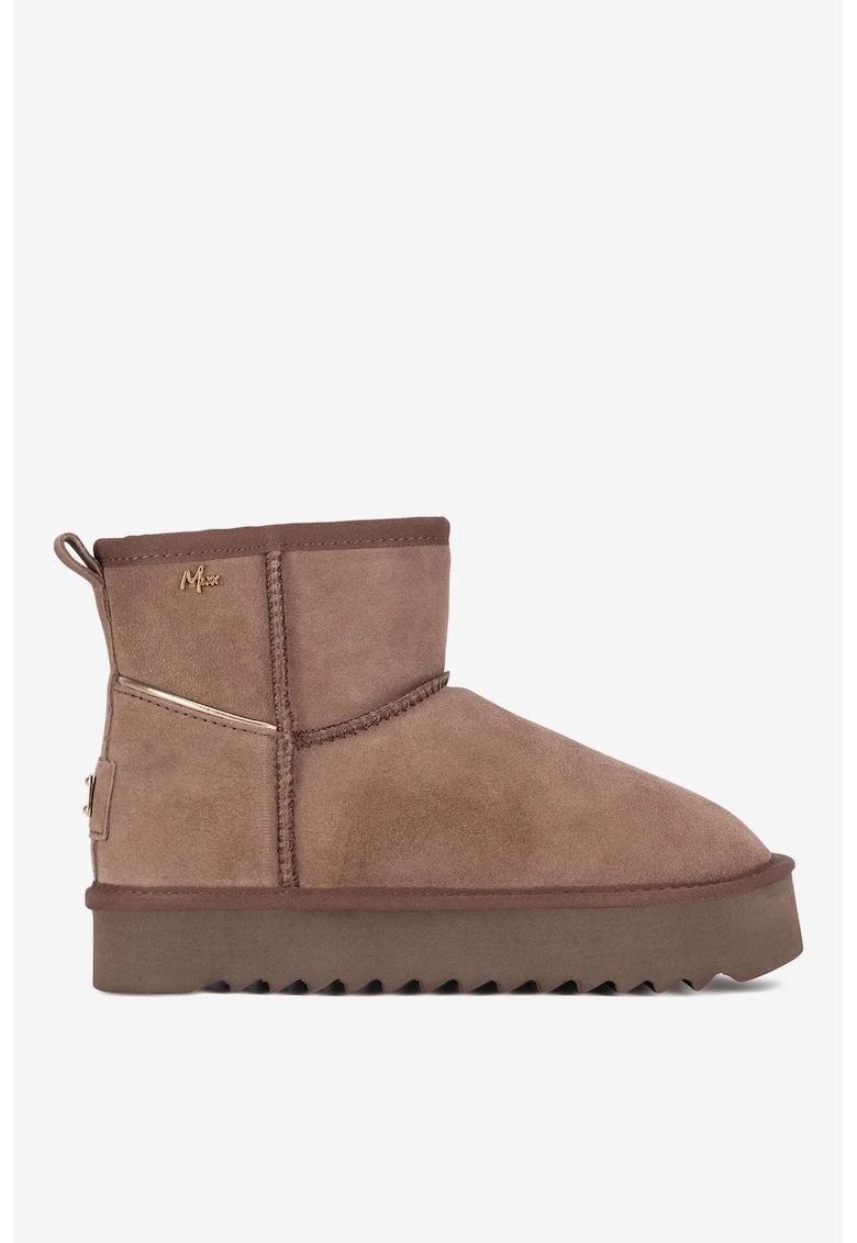 Ghete dama  5905588940364 - Piele intoarsa - Maro - Maro