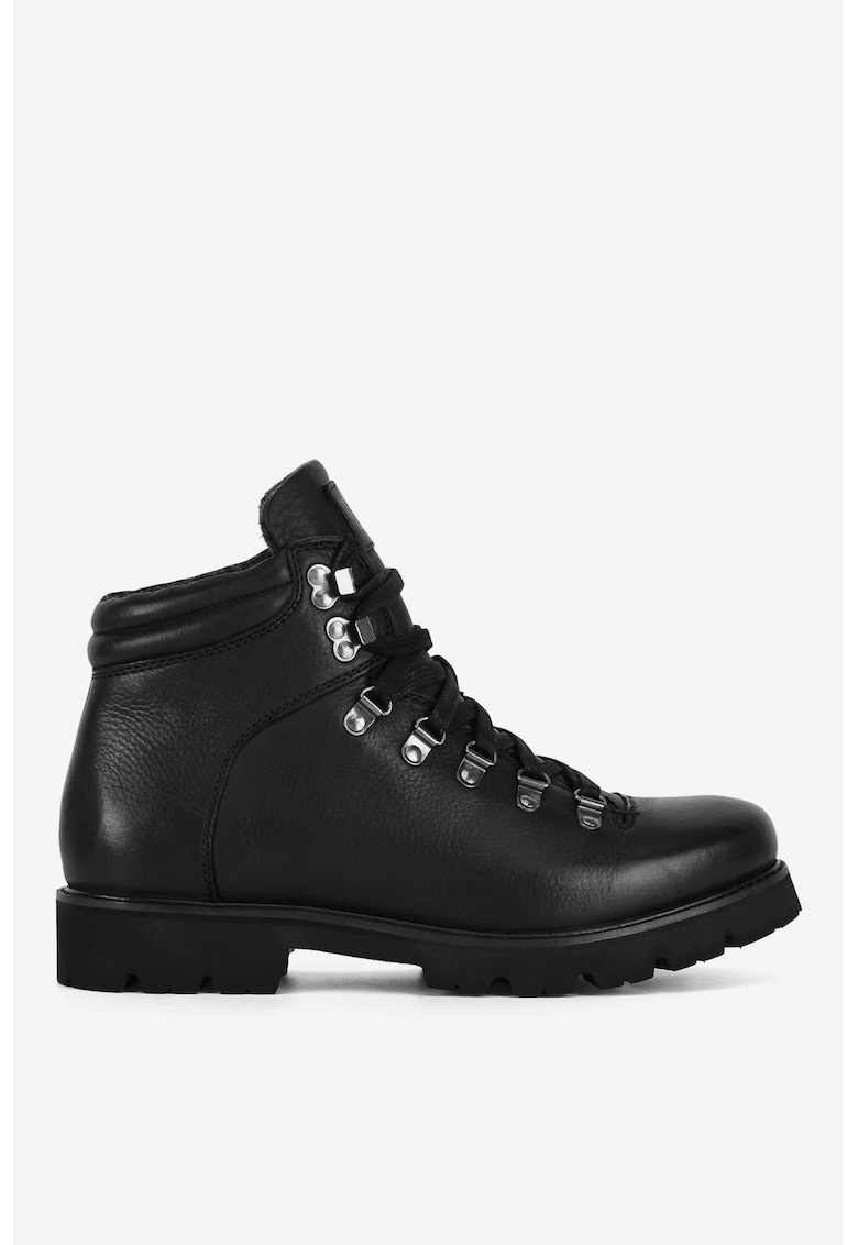 Ghete barbati  5905588941408 - Piele naturala - Negru - Negru