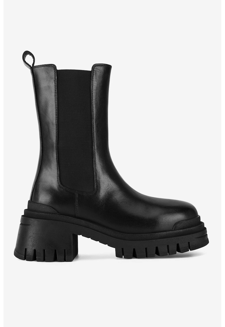 Ghete dama  5905588954149 - Piele naturala - Negru - Negru