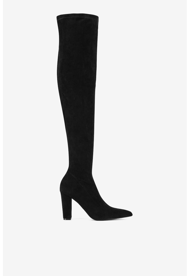 Cizme dama  5905588993094 - Textil - Negru - Negru