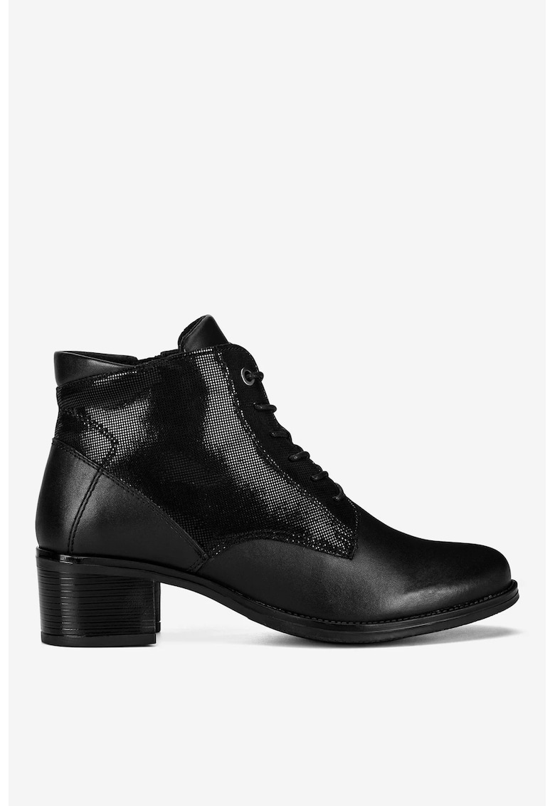 Ghete dama  5905588995586 - Piele naturala - Negru - Negru
