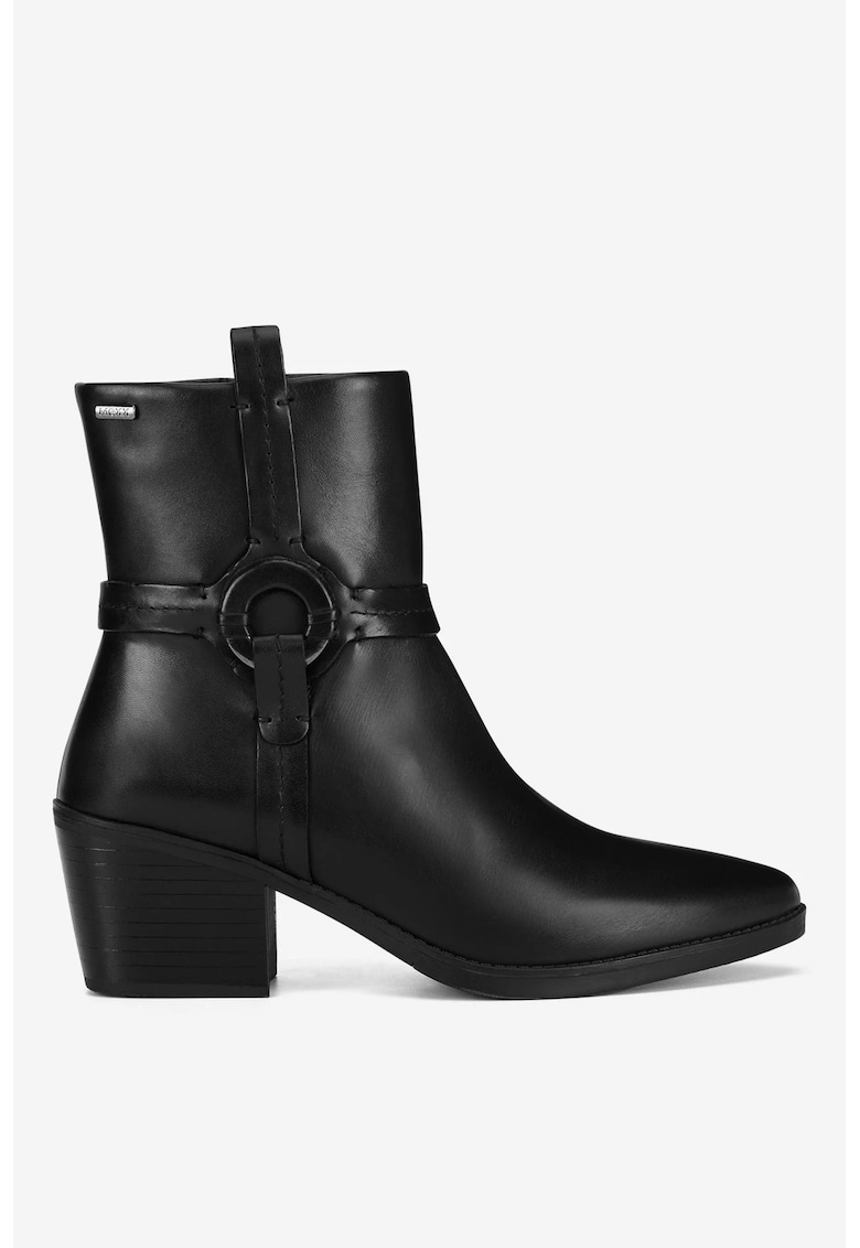 Ghete dama  5905588995500 - Piele naturala - Negru - Negru