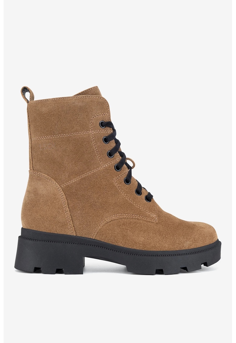Ghete dama  5905588994701 - Piele intoarsa - Maro - Maro