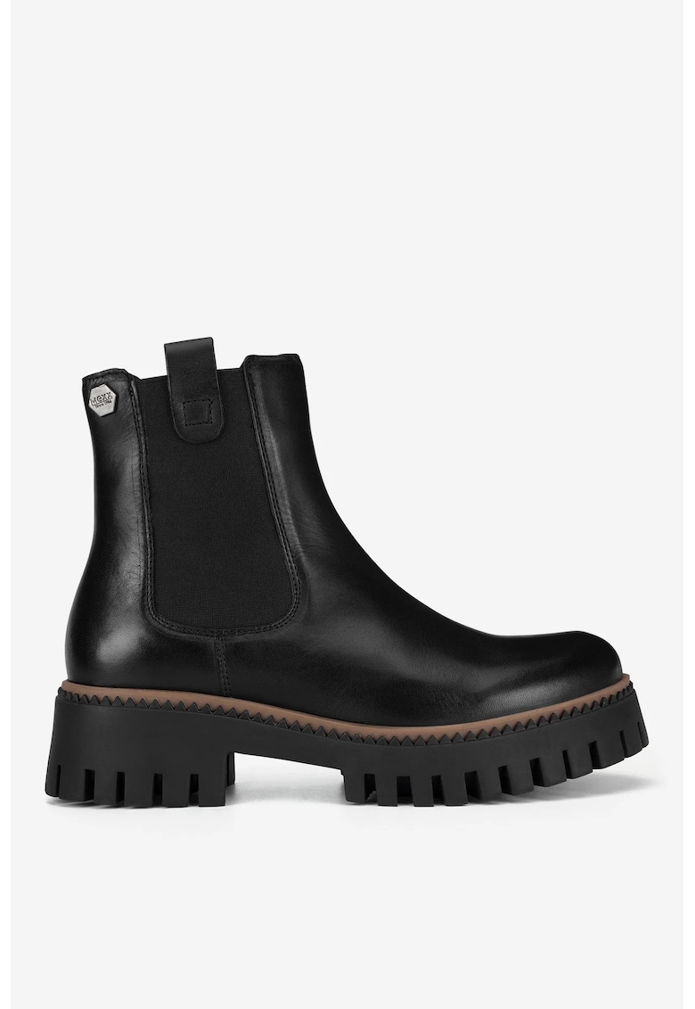 Ghete dama  5905588997917 - Piele naturala - Negru - Negru