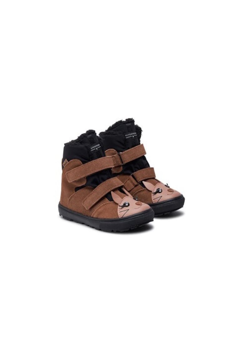 Ghete fete  304294297 - Piele naturala - Maro - Maro