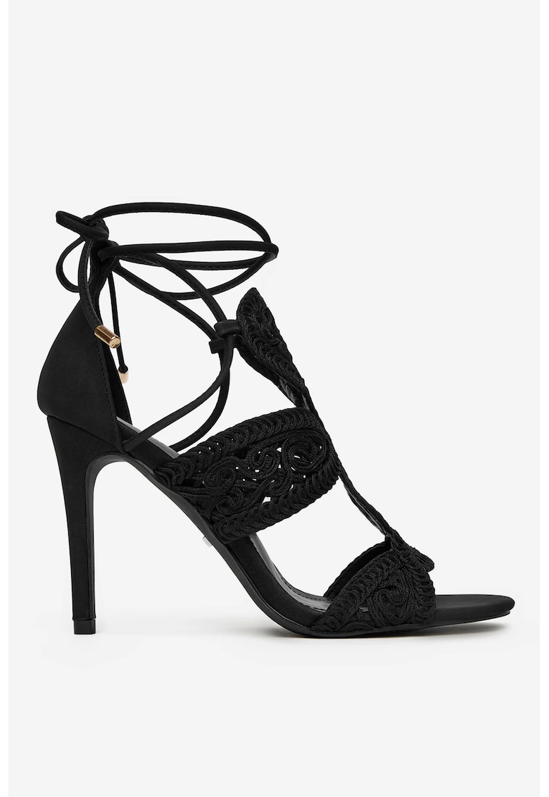 Sandale  Design Elegant - Negru