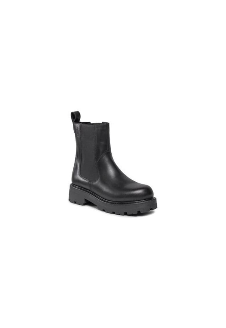 Ghete dama  301243908 - Piele naturala - 35 EU - Negru