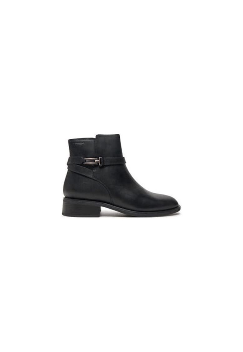 Ghete dama  304622472 - Piele naturala - Negru - Negru