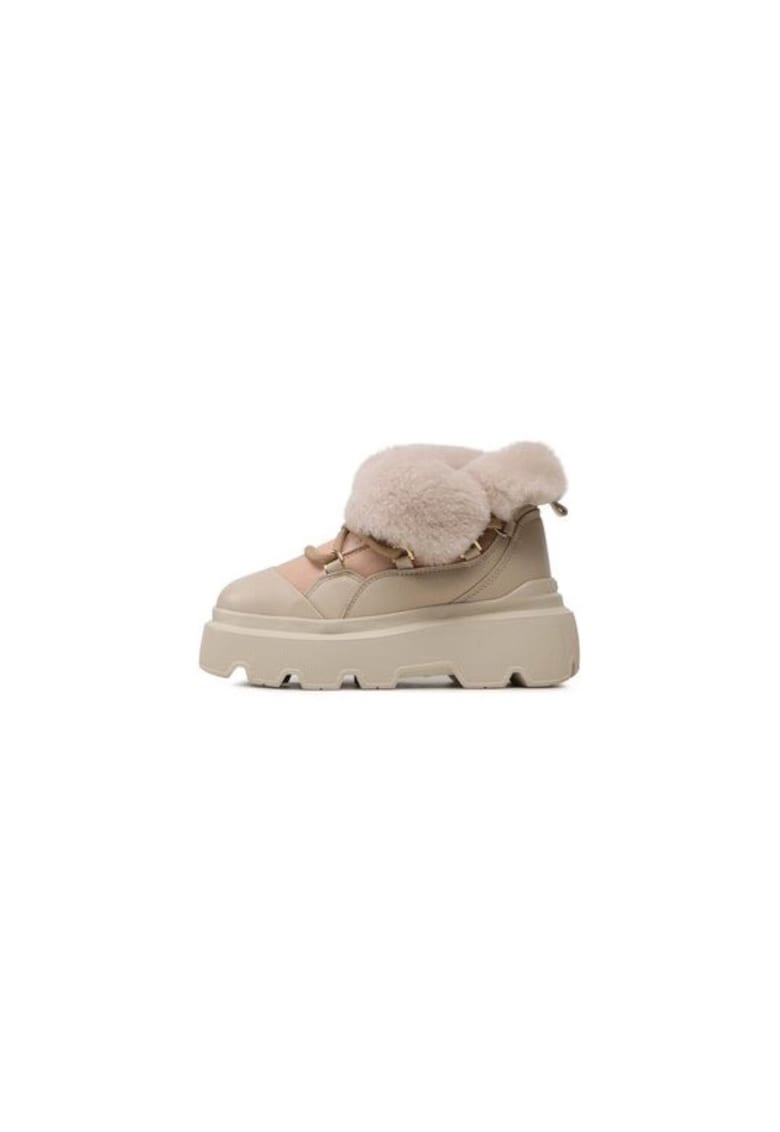 Ghete dama  303118389 - Piele naturala - Bej - Bej