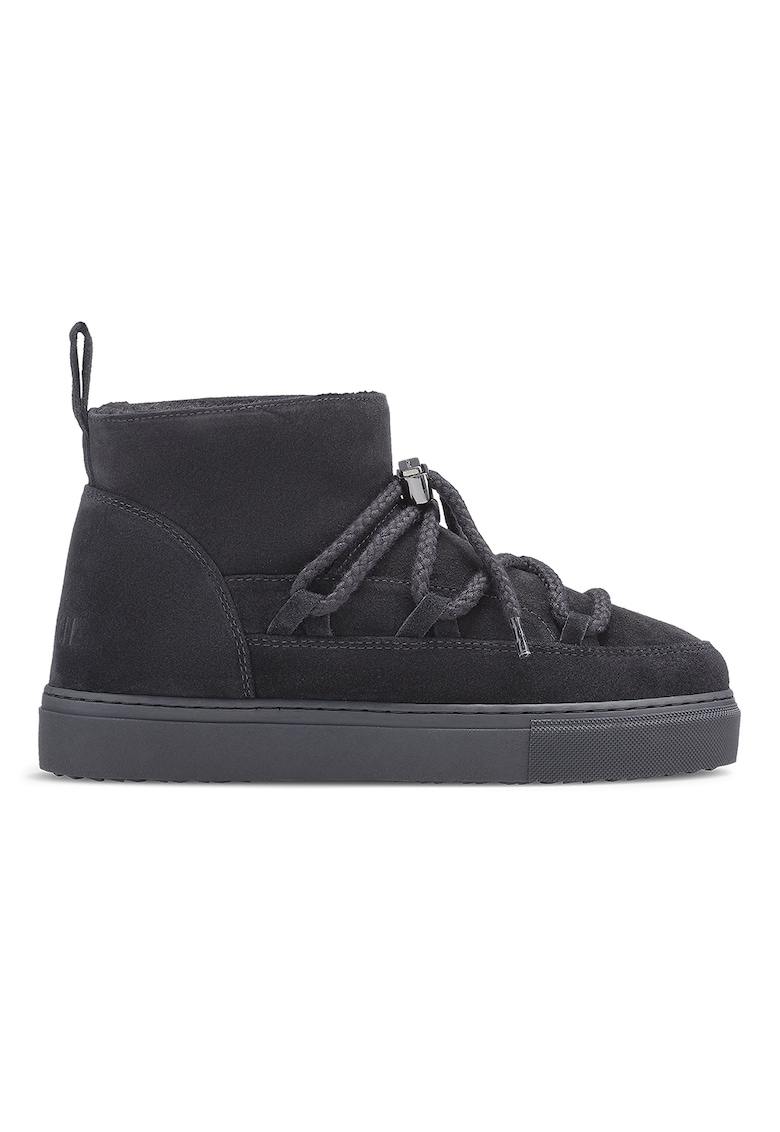 Ghete din piele intoarsa - Negru