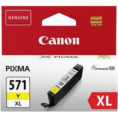 CANON CLI-571XLY YELLOW INKJET CARTRIDGE