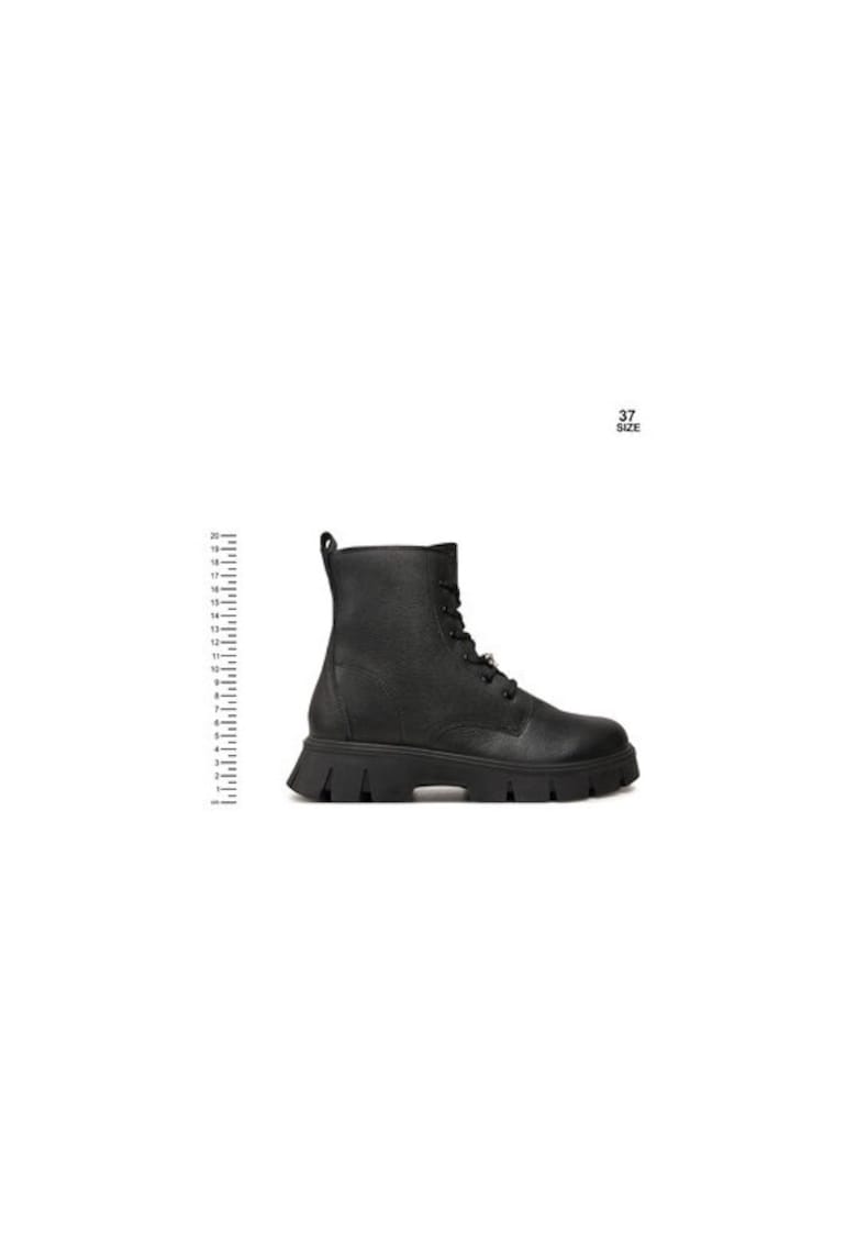 Cizme dama  304326516 - Piele ecologica - Negru - Negru